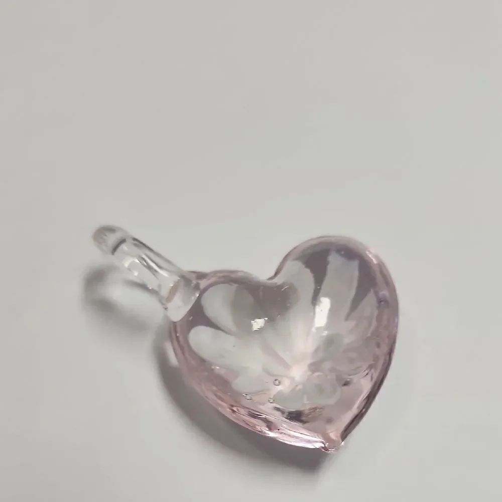 Elegant Pink Heart Pendant